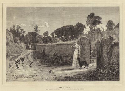 Au Revoir door Frederick George Cotman